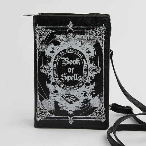 Glow In The Dark "Book Of Spells" Clutch Bag - Image 3