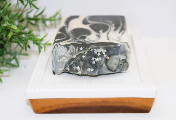 Sea Salt Bamboo Orchid Charcoal Soap Bar - Image 6