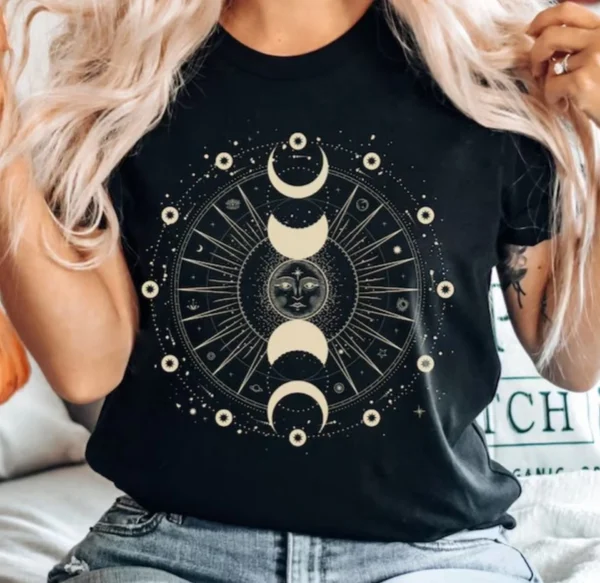 Celestial Moon Phases T-Shirt