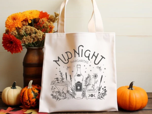 "Midnight Margaritas" Practical Magic Tote Bag