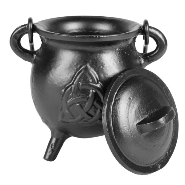 Cast Iron Cauldron Small Triquetra - Image 3