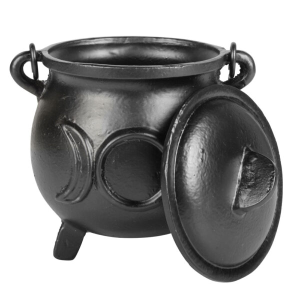 Cast Iron Cauldron Triple Moon - Image 2