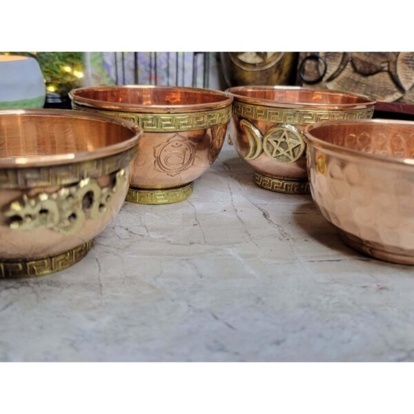 Copper Offering Bowls 3'' - Image 2