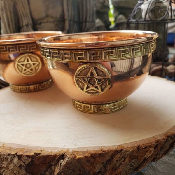 Copper Offering Bowls 3'' - Image 4